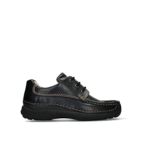 Wolky Comfort Roll Shoe Men - 50000 Leather Black - 45 on Sale