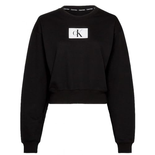 Calvin Klein L/S sweatshirt pullover women, black (Black), on sale