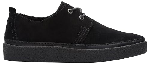 Clarks Herren Clarkwood Low Suede Black Schuhe 47 EU im Sale