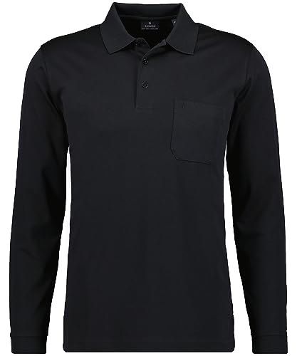 Ragman Herren-Poloshirt, Schieferblau, im Sale
