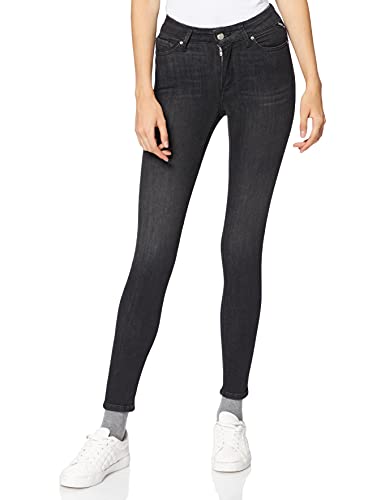 Replay Damen Jeans Luzien Skinny-Fit mit Power Stretch, Black 098 (Schwarz), 30W / 28 im Sale