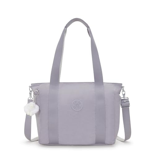 Kipling ASSENI Small Tote Bag, Tote Bags, Tender Grey (Gray) on Sale