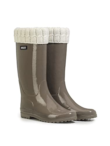 Aigle Damen Eliosa Winter Gummistiefel, Braun Chestnut Brown, 37 EU im Sale