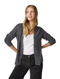 Thumbnail for CECIL Women's B253799 Cardigan with Button Placket, Charcoal Grey Melange, EU on Sale