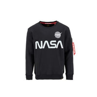 Thumbnail for Alpha Industries NASA Reflective Sweater Sweatshirt für Herren Black im Sale