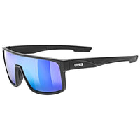 Thumbnail for uvex LGL 51 - Sonnenbrille für Damen und Herren - verspiegelt - Filterkategorie 3 - black matt/green - one size im Sale
