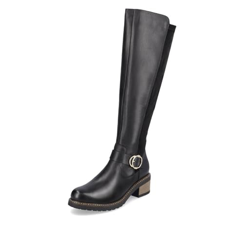 Remonte Women's D1A73 Knee-High Boots, Black/Black/Black / 01, 39 EU on Sale
