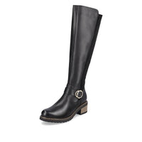 Thumbnail for Remonte Women's D1A73 Knee-High Boots, Black/Black/Black / 01, 39 EU on Sale