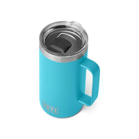 Thumbnail for YETI Rambler Tumbler, vacuum-insulated, stainless steel with MagSlider lid, 680 ml, reef blue on sale