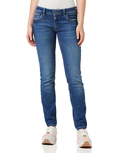 Timezone Damen Tight Aleenatz Freizeithose, Balanced Blue Wash, 29W / 28L EU im Sale
