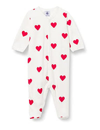 Thumbnail for Petit Bateau Baby - Mädchen A00bt Pyjama Zum Schlafen Gut, Weiß, Rot, 3 Monate EU im Sale