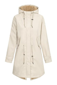 Thumbnail for derbe Friese Tidaholm Damen Regenjacke Friesennerz Gelb 34 | Regenmantel | Frauen | mit Futter | Hamburg | Friesennerz | Warm im Sale