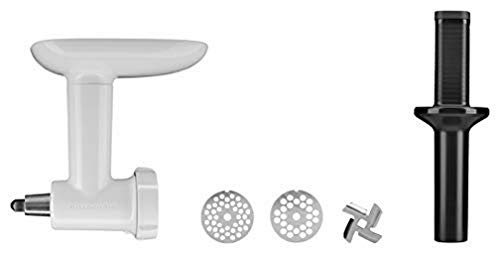 KitchenAid Zubehör - 5KSMFGA - Fleischwolf für KitchenAid Küchenmaschine - Aufsatz - Gemüsezerkleinerer - Lebensmittelmühle aus weißem Kunststoff im Sale
