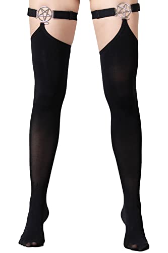 Killstar Fiendish Overknee Stockings on Sale