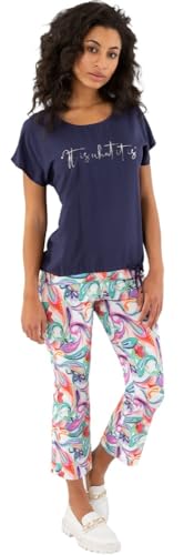 Thumbnail for Stehmann, Ina16-650 gerade geschnittene, verkürzte Hose mit floralem Muster im Sale