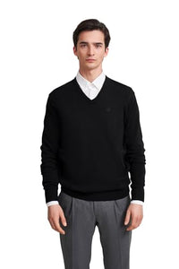 Thumbnail for bugatti Herren Pullover Regular Fit V-Neck Premium Cotton Basic Baumwolle V-Ausschnitt im Sale