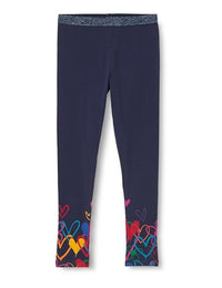 Thumbnail for Desigual Girl's FERN Leggings, Blue,  (13-14Y) im Sale