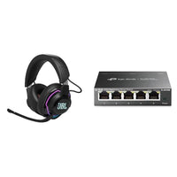 Thumbnail for JBL Quantum 910 Over-Ear Gaming Headphones - Wireless 2.4 GHz & TP-Link TL-SG105E 5-Ports Gigabit Easy Smart Managed Network Switch on sale