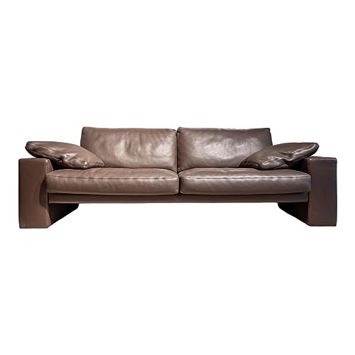 Erpo 2,5 Sitzer Classics Leder 450 Mocca Sitz Und Rücken Daunencharakter im Sale