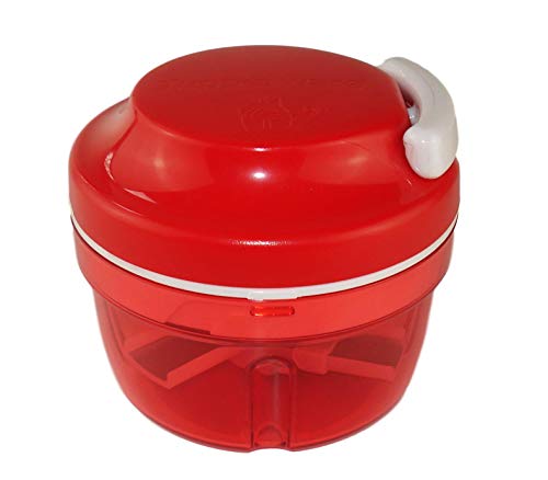 TUPPERWARE Turbo-Chef Zwiebelschneider Chef Speedy Boy rot 10124 im Sale