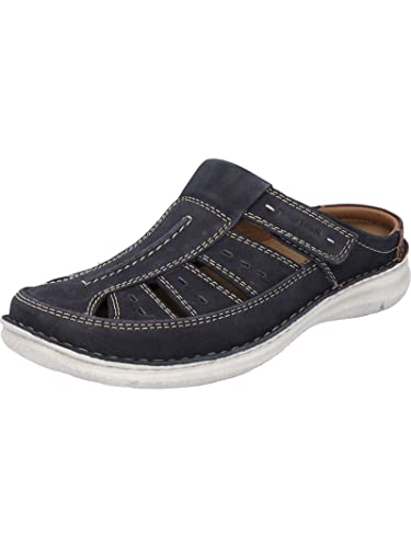 Josef Seibel Herren Slipper Anvers 76,Weite K (Extra weit),Wechselfußbett,Slip-ons,freitzeitschuhe,Mokassins,Indigo-Kombi,42 EU im Sale