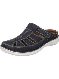 Thumbnail for Josef Seibel Herren Slipper Anvers 76,Weite K (Extra weit),Wechselfußbett,Slip-ons,freitzeitschuhe,Mokassins,Indigo-Kombi,42 EU im Sale