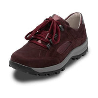 Thumbnail for VITAFORM Wanderschuhe Damen Nubukleder – Wasserabweisende Trekkinghalbschuhe – Trekkingschuhe mit austauschbarem Luftpolsterfußbett – Hikking-Schuhe mit stabilen Halt – Rot im Sale