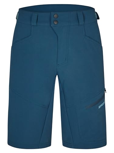 Ziener Herren NELAT X-Function Fahrrad-Shorts mit Innenhose - Mountainbike/Outdoor/Freizeit - atmungsaktiv,schnelltrocknend,gepolstert, hale navy, 52 im Sale