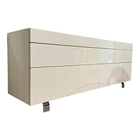 Thumbnail for Hülsta Sideboard Neo 429111 Lack Hochglanz Weiß Abdeckplatte Hinterlackierung Glas Weiß... im Sale