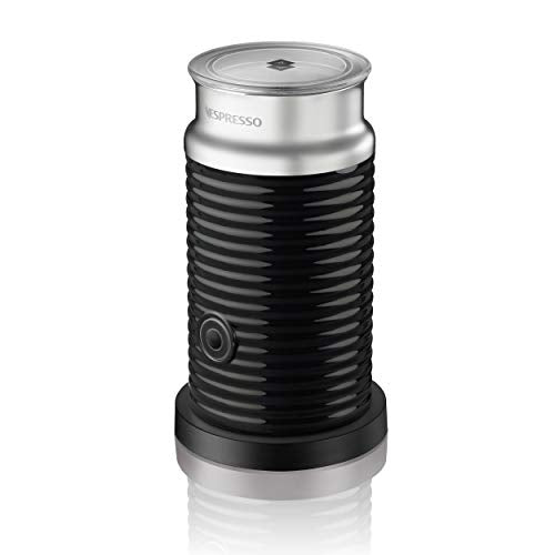 NESPRESSO Aeroccino 3 Milchaufschäumer, Elektrischer Milchaufschäumer für 120 ml cremigen Milchschaum und 240 ml heiße Milch, Schwarz im Sale