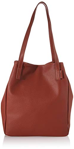 TOM TAILOR Denim Arona Damen Shopper Umhängetasche Groß Cognac Braun im Sale