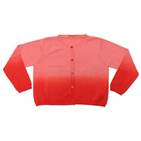 Thumbnail for Il Gufo 1689AD cardigan bimba GIRL cotton pink/red shaded sweater kids [8 YEARS]