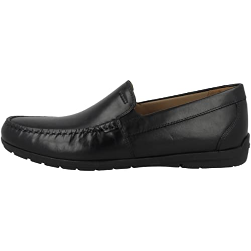 Geox Herren U Siron W C Mokassins,Schwarz,46 EU im Sale
