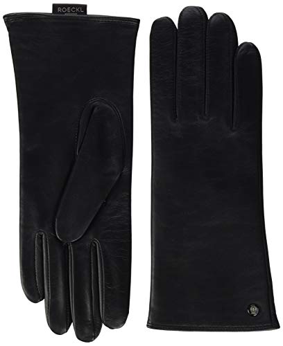 Roeckl Damen Klassisk træ Handschuhe, Schwarz (Black 000), 7 EU im Sale