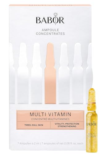 BABOR Multi Vitamin, Serum Ampoules for the Face, With Vitamin E for a Strengthened Skin Barrier, Ampoule Concentrates, 7 x 2 ml on Sale