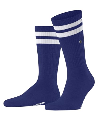 Burlington Herren Socken Court SO Baumwolle gemustert 1 Paar, Blau (Deep Blue 6046), 40-46 im Sale