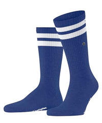 Thumbnail for Burlington Herren Socken Court SO Baumwolle gemustert 1 Paar, Blau (Deep Blue 6046), 40-46 im Sale