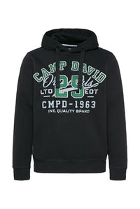 Thumbnail for Camp David Herren Hoodie mit Artwork im Retro-Style Black im Sale