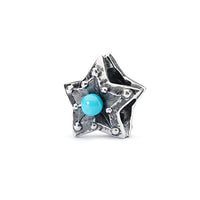 Thumbnail for Trollbeads Damen-Bead Stern des Schutzes 925 Silber türkis - TAGBE-00225 im Sale