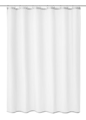 Kleine Wolke shower curtain textile Sanna in white with 180x200 cm on sale