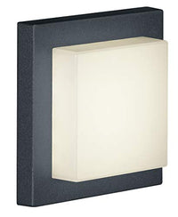 Thumbnail for Trio Leuchten LED-Aussen-Wandleuchte Hondo in Aluminiumguss anthrazit, PVC-Schirm weiß 228960142 im Sale