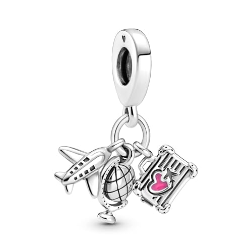 PANDORA Offen gearbeitetes Seestern, Muschel und Herzen Charm Silber, 11 x 11 x 9,8 mm im Sale