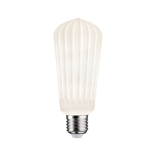 Paulmann 29080 White Lampion Edition Filament LED Kolben ST64 230V E27 4,3W 400lm dimmbar 60mm Weiß Glas 3000K im Sale