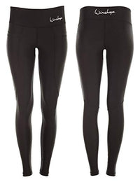 Thumbnail for Winshape Damen Functional Power Shape Tights Leggings AEL103 mit praktischen Smartphone-Taschen, Slim Style, Fitness Freizeit Sport Yoga Workout, schwarz, im Sale