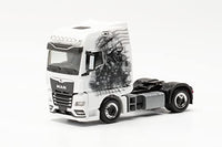 Thumbnail for herpa 315715 TGX GX Individual Zugmaschine „Lagoudakis 5 / Minotaurus“, originalgetreu im Maßstab 1:87, Modell LKW für Diorama, Modellbau Sammlerstück, Deko Miniaturmodelle aus Kunststoff, Mehrfarbig im Sale
