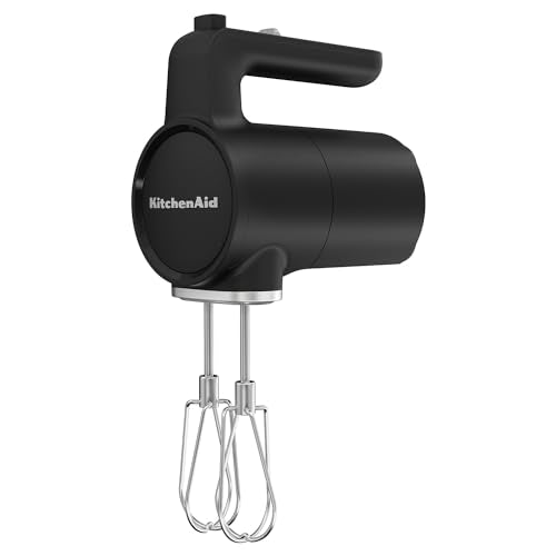 Kitchenaid Kabelloser handmixer I Kitchenaid Go I Kabellosen Handrührer mit 7 Geschwindigkeitsstufen I Ohne Akku I Schwarz im Sale