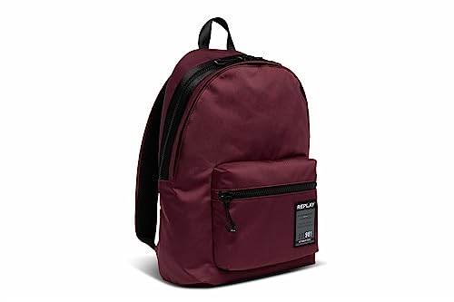 Replay Men's Sporty Backpack, Port Wine 247 (Red), One Size on Sale