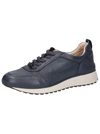 Thumbnail for CAPRICE Damen Sneaker flach aus Leder mit Schnürsenkeln, Blau (Ocean Deer), 41 EU im Sale