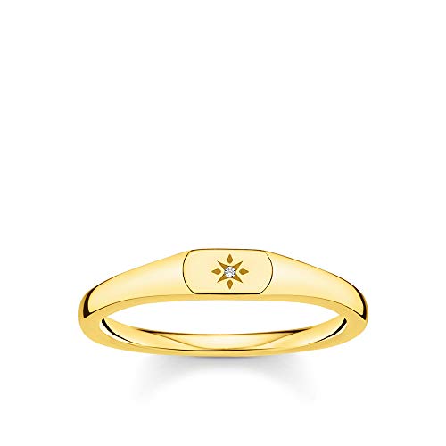 THOMAS SABO Ring Stern gold vergoldetes Silber TR2314-414-14-52 im Sale