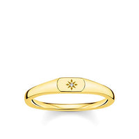Thumbnail for THOMAS SABO Ring Stern gold vergoldetes Silber TR2314-414-14-52 im Sale